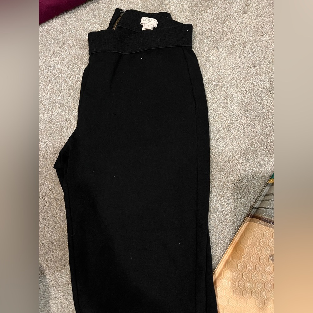 J Crew Factory Pixie Pants Black Size 4
